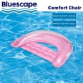 thumbnail image 6 of (2 pack) Bluescape Inflatable Comfort Chair Lounge Pool Float, Pink, Age 14 & up, Unisex, 6 of 7