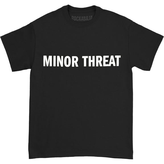 Minor Threat Men's Just A... T-shirt Large Black