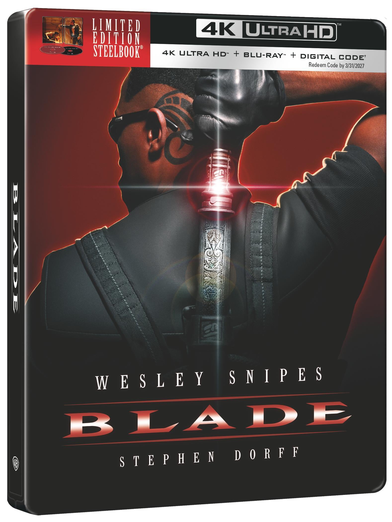 Blade (Walmart Exclusive) (Steelbook) (4K Ultra HD + Blu-ray + Digital Copy), Action, Warner Bros.