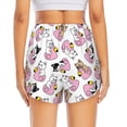 thumbnail image 3 of Picia French Bulldog Duck Pattern Women's 2 in 1 Athletic Running Shorts High Waisted Workout Casual Gym Sweat Shorts with Comfy Liner Zipper Pockets-X-Large, 3 of 9