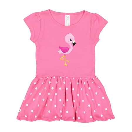 

Inktastic Cute Flamingo Baby Flamingo Pink Flamingo Bird Gift Toddler Girl Dress