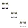 thumbnail image 1 of relayinert Reusable Eyeliner Sticker Double Eyelid Glitter Line Strip Makeup Party Cosplay No.3 3Set, 1 of 6
