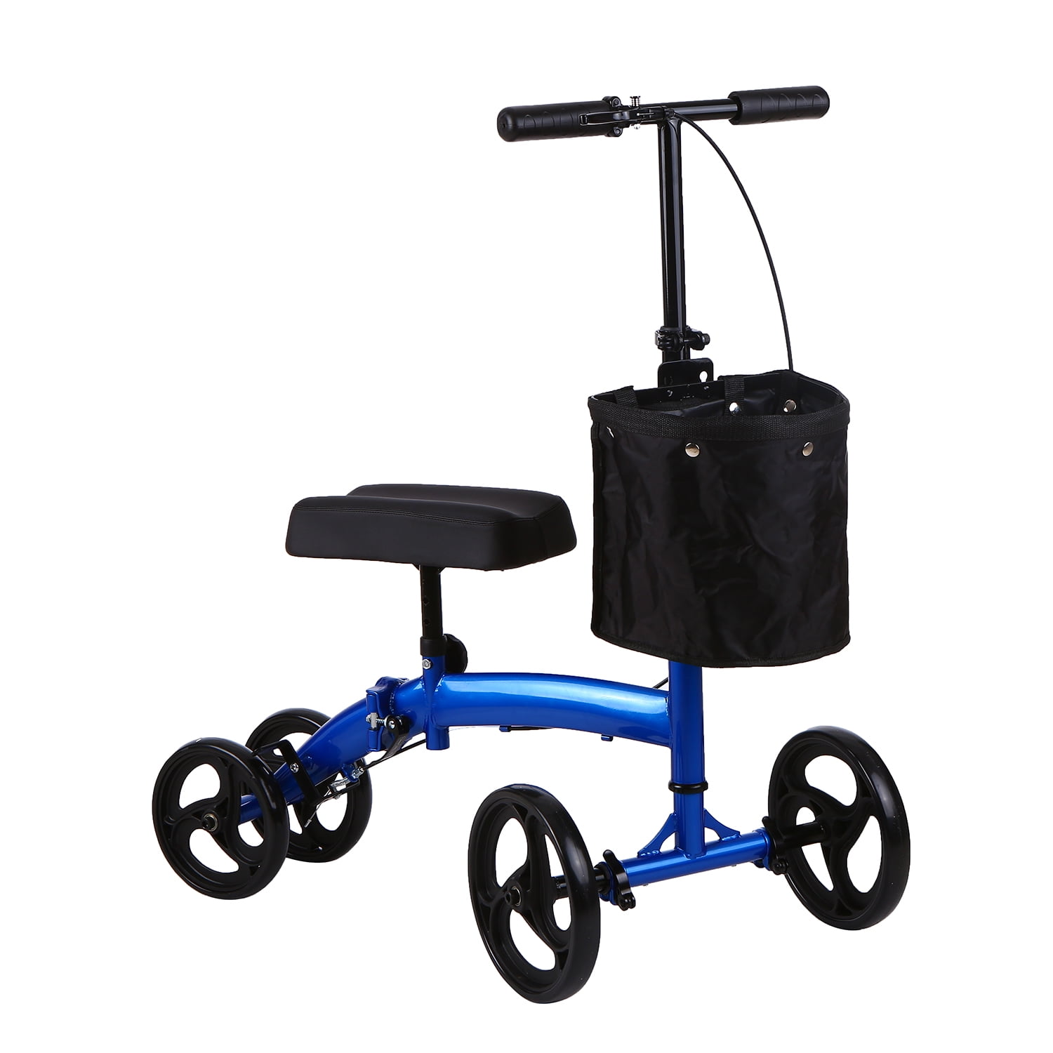 All Terrain Steerable Knee Scooter for Foot Injuries Compact Crutches