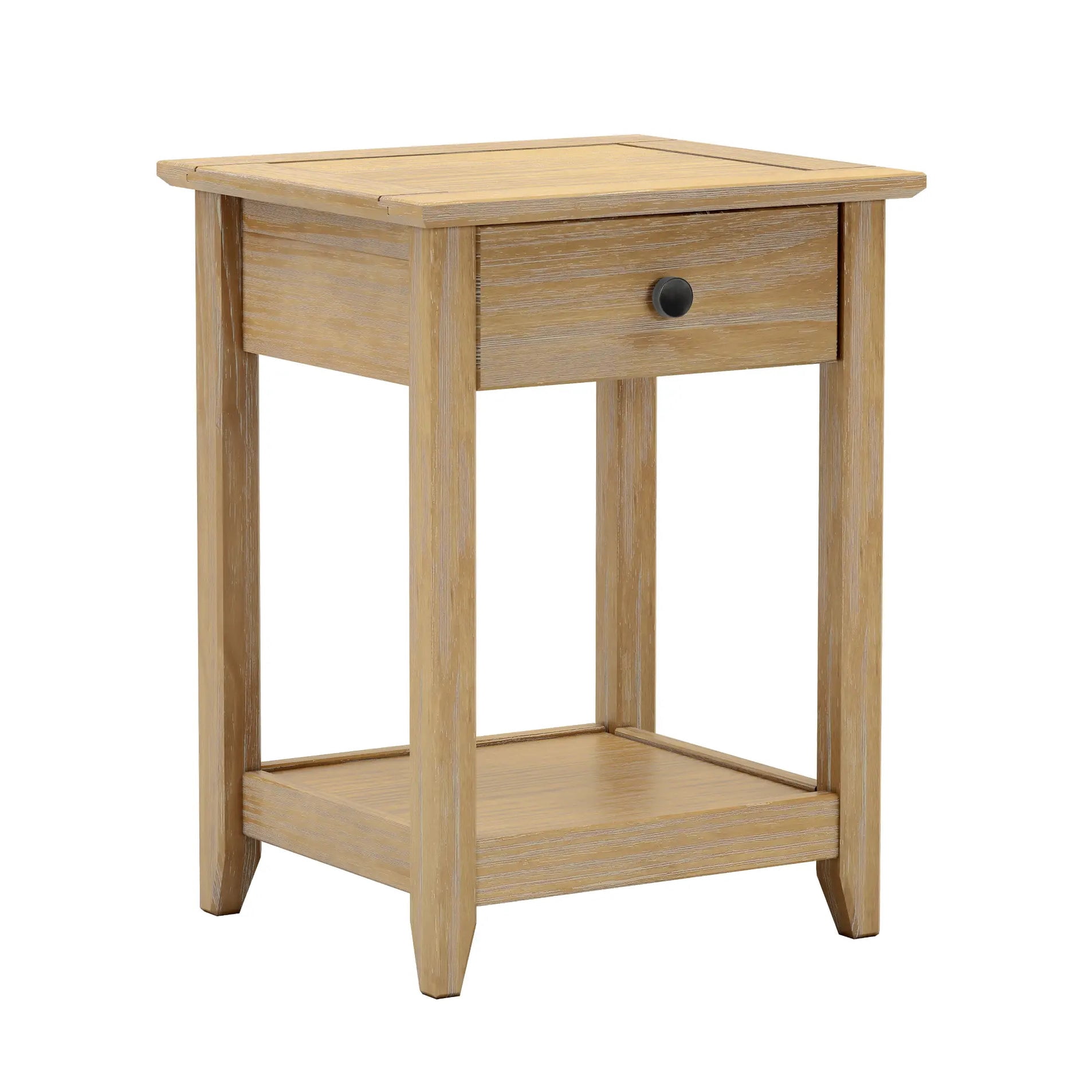 Grain Wood Furniture Greenport End Table - Brushed Driftwood