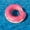 Strawberry-1pc, variant on Donut - Shaped Inflatable Pool Float for Pool Parties, Photo Props & Outdoor Events, Durable Plastic for Easy Cleaning