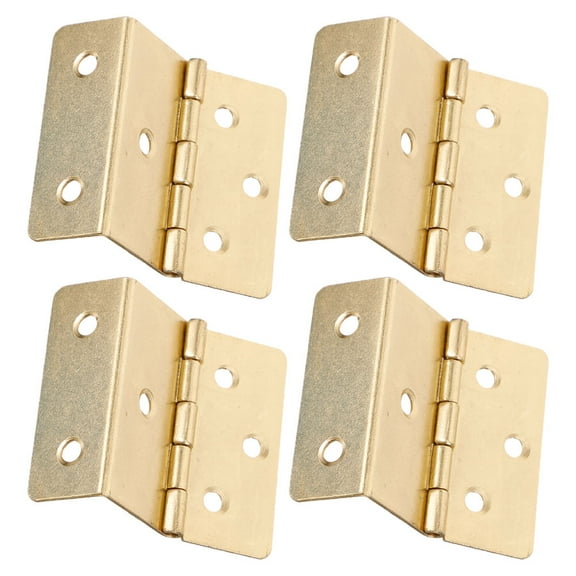 4pcs Retro Triple-Fold Hinges Vintage Folding Hinges For Cabinets Cabinet Hinge Hinge Mounting Hardware Kitchen Cabinet Hinge
