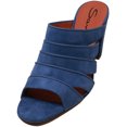 thumbnail image 1 of Santoni Talon en Cuir Bleu Marnie pour Femme - 7 M, 1 of 3