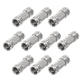 thumbnail image 1 of Conector coaxial macho a macho tipo F RG6 adaptador de extensión 75 Ohm antena, cable coaxial 10 piezas, 1 of 6