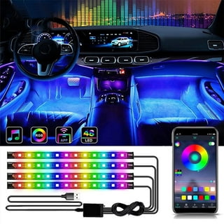 Car LED Lights, UALAU 72 LED Interior Car Lights, USB Car LED