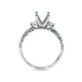 thumbnail image 3 of 1/4ct Vintage Style Engagement Ring Setting 14K White Gold, 3 of 4