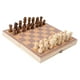 thumbnail image 5 of Juego de ajedrez de madera con caja de almacenamiento estuche de viajes plegable juego de ajedrez portátil de ajedrez juego para viajes de campamento, 5 of 8
