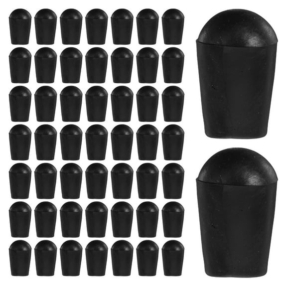 ULTNICE Clothes Hanger Round Tube Caps 100Pack 0.5X0.3X0.2In