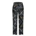 thumbnail image 4 of Lilgiuy Women's Casual Trousers Loose Printed Elastic Waist Long Pants With Pocket Alt Clothing Alternative Clothing, 4 of 4