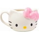 thumbnail image 1 of Silver Buffalo Sanrio Hello Kitty Pink Bow Ceramic 3d Sculpted Mug, 20 Ounces, 1 of 1