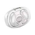 thumbnail image 2 of Ultra Open Ear Headphones Wireless Bluetooth - Ergonomic Pro Over The Ear Earbuds with Air-Like Silicone Design, Bone Conduction Headphones for Running, Workouts, and Fitness, Bluetooth 5.4,White, 2 of 5