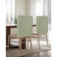 thumbnail image 5 of nqOlkjepod Sage Green Chair Covers Set of 4, Decorative Chair Back Cover, Farmhouse Sage Green Decor Dining Room Chair Slipcovers Removable Chair Protectors Covers for Party Banquet, 5 of 7