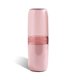 thumbnail image 3 of Estuche de cepillo de dientes Portátil Pasta de dientes Contenedor Polvo a prueba de polvo Plástico Diario Uso Diario Sencillo Holder Holder College Senderismo Tres tazas-rosa Inevent HA028212-05, 3 of 6