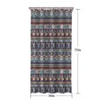 thumbnail image 5 of Blue Boho Tribal Triangles and Arrows Pattern Shower Curtain 36"x72" ,Bathroom Decorative Shower Curtains Set with 12 Hooks,Modern Waterproof Washable Shower Curtain, 5 of 6