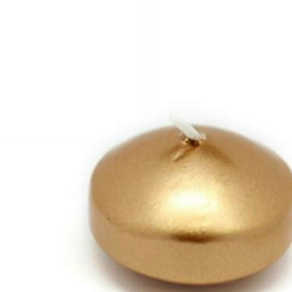 Jeco CFZ-021-12 1.75 in. Floating Candles, Metallic Gold - 288 Piece
