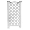 thumbnail image 2 of Vita 24"L x 56"H Luxembourg Vinyl Privacy Screen, White, VA68199, 2 of 7