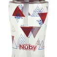 thumbnail image 2 of Nuby Thirsty Kids 12oz Flip-it Boost Cup, Red Triangles, 2 of 3