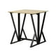 thumbnail image 3 of Set Comedor Top Living Mesa Ajustable + 4 Bancos Café y Negro, 3 of 7