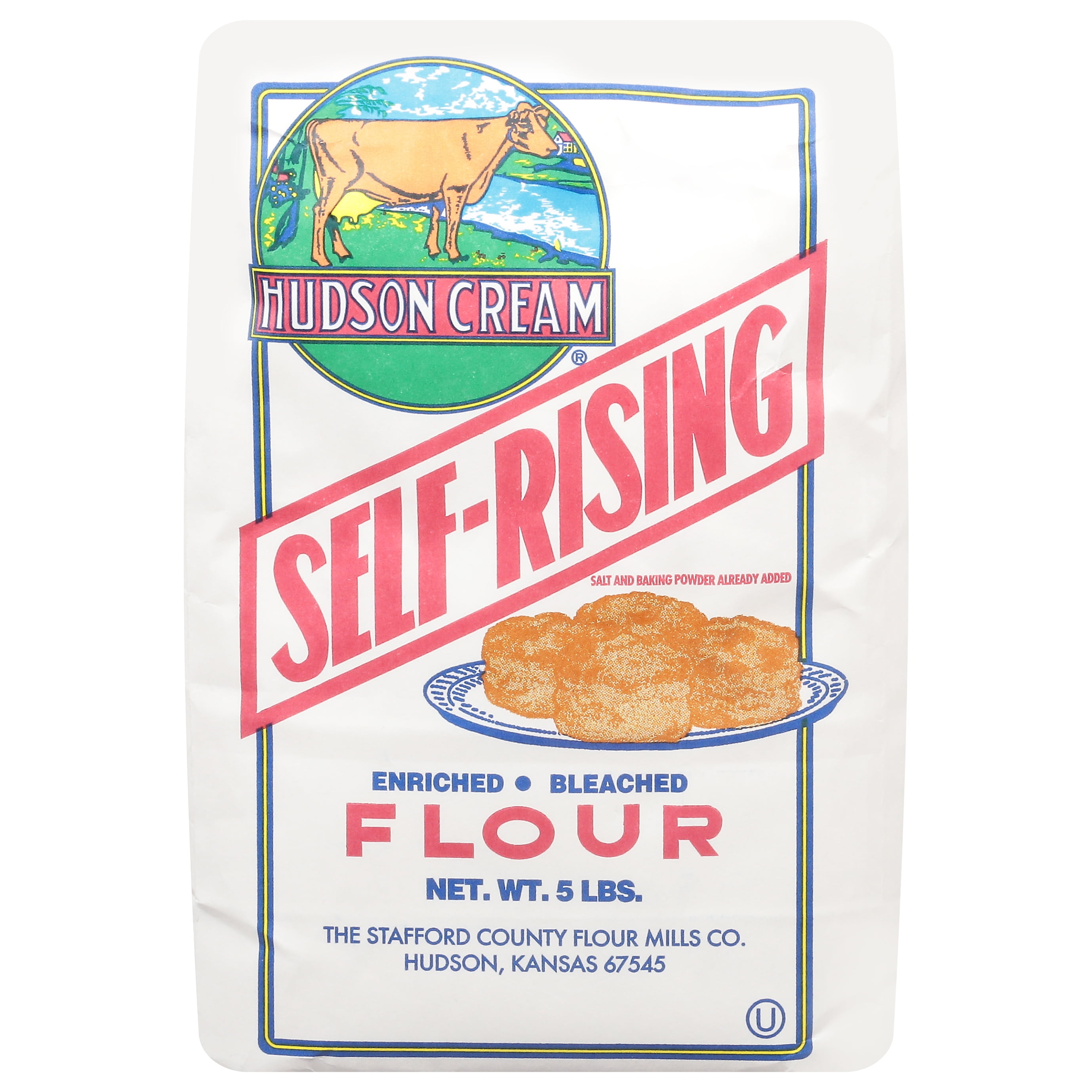 Hudson Cream: Self-Rising Bleached Enriched Flour, 5 Lb