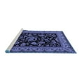 thumbnail image 2 of Ahgly Company Machine Washable Indoor Rectangle Persian Blue Traditional Area Rugs, 3' x 5', 2 of 4