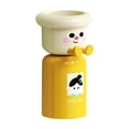 thumbnail image 1 of Vaso y soporte para cepillo de dientes, estante para enjuague bucal, organizador resistente para colgar en la pared. 1 pieza y amarillo, 1 of 9