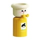 thumbnail image 1 of Vaso y soporte para cepillo de dientes, soporte para vaso de lavado, estante decorativo a prueba de polvo para enjuague bucal, organizador colgante de 1 pieza y amarillo, 1 of 8