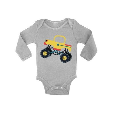 

18 Months Boy Clothes - Baby 6 - 12 - 18 Months - Monster Truck Romper