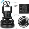 thumbnail image 6 of Odoland Portable LED Camping Lantern with 18 LED Flashlight Ceiling Fan for Outdoor Hiking Fishing Outages and Emergencies Tent, 6 of 12