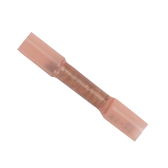 Set of 25 Pink Ancor 22-18 Butt Connectors Heat Shrink Tubing, 3"