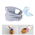 thumbnail image 5 of Small Pet Chest Strap Leash Clothing Pet Pulling Rope Harness for Hedgehog Guinea Pig (Blue Size S), 5 of 5