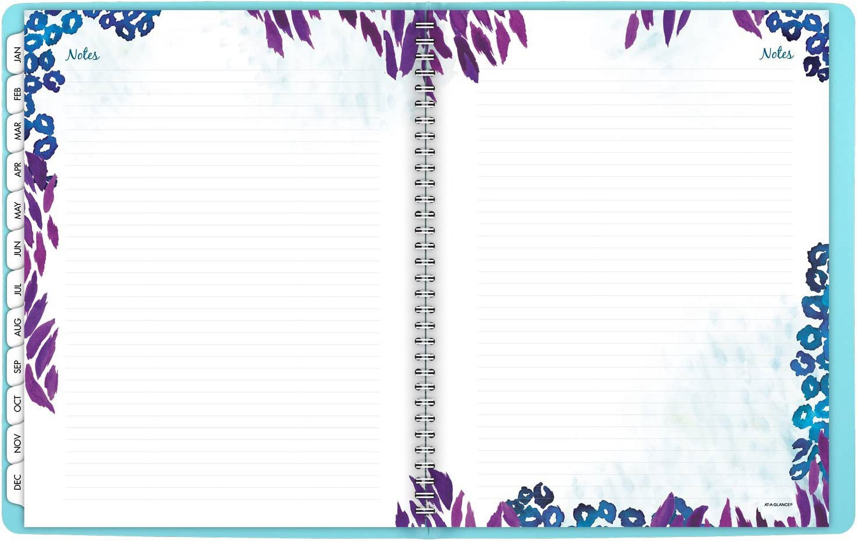AT-A-GLANCE Weekly / Monthly Planner / Appointment Book 2017, 8-1/2 x 11", Professional, Wild Washes (523-905) Large 2017