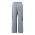 thumbnail image 6 of sususu Mens Sweatpants With Pockets,Men's Casual Loose Fit Comfortable Solid Color Sweatpants For Daily Wear Relaxed Jogger Soft Breathable Fabric Pants,Light Gray,M, 6 of 7