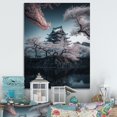 thumbnail image 2 of Designart Cherry Blossums In The City I Canvas Wall Art, 2 of 5