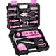 thumbnail image 1 of Juego de herramientas DEKOPRO Pink de 42 piezas para mujeres que reparan el hogar, 1 of 7