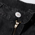 thumbnail image 5 of Luxalzxs Jeans for Women Mid Waisted Embroidery Stretch Button Flare Denim Pants Jeans, 5 of 5