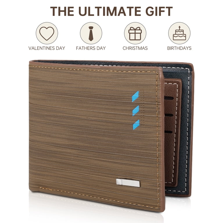 Cshidworld RFID Men's Bifold Wallet, Slim Minimalist photo 4