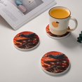 thumbnail image 2 of Posavasos de tierra de diatomeas absorbente de Chainsaw Man, el aislamiento antideslizante de tierra de diatomeas sin olor protege la superficie de la mesa contra daños Talla única, 2 of 7