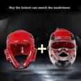 thumbnail image 3 of Conjunto de cinco piezas de Taekwondo, equipo Protector de Taekwondo, casco, armadura, guante de boxeo, equipo de Taekwondo, Protector de cabeza 3, 3 of 3