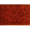 thumbnail image 1 of Ahgly Company Machine Washable Indoor Rectangle Abstract Yellow Contemporary Area Rugs, 6' x 9', 1 of 4