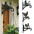 thumbnail image 4 of Planter Hangers Wall Mounted Hanger For Outdoor Use Chicken Design Versatile For Flower Pots Wall Mounted Flower Wall Decoration Hanging Flower Rack One Size Gift, 4 of 4