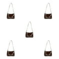 thumbnail image 3 of Guardoinrt Sac à Main à la Mode et Polyvalent Compact et Portable Robuste et Durable pour Femmes Cadeaux Marron 5ensemble, 3 of 6