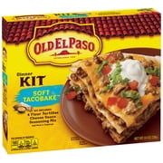 (4 pack) (4 Pack) Old El Paso Soft Taco Bake Dinner Kit, 8.4 oz Box