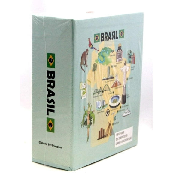 Brazil Embossed Photo Album 100 Photos / 4x6