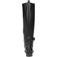 thumbnail image 3 of Sam Edelman Pansy Black Leather Classic Buckled Round Toe Knee High Riding Boots (Black Classic, 5.5), 3 of 3