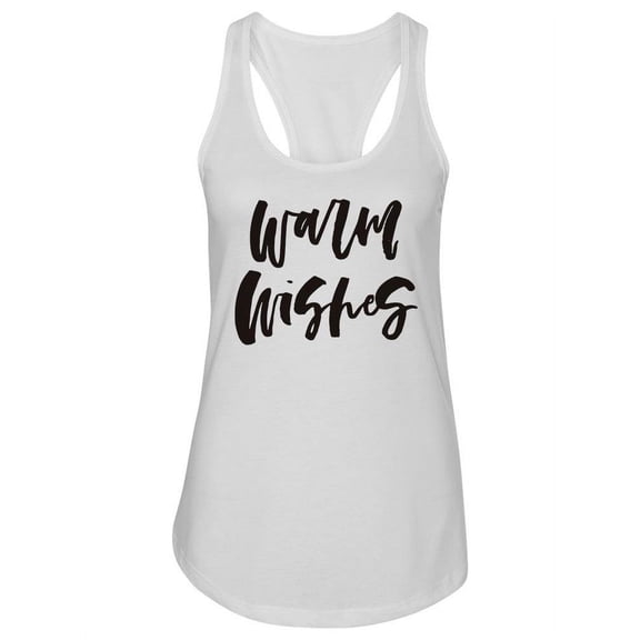 Warm Wishes. Tank Women -Image by Shutterstock, Female XX-Large
