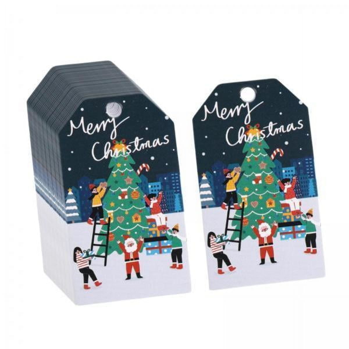 2 Rollos Pegatinas Navideñas - 8 Diseños, 3.8 Cm, Para Sobres, Regalos Y Decoración